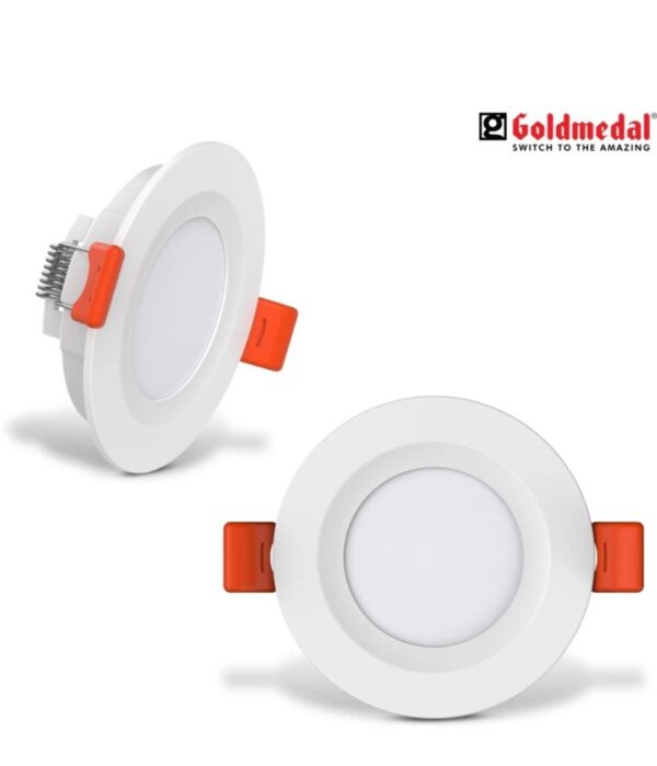 Goldmedal 3W LED Panel Round Geolite
