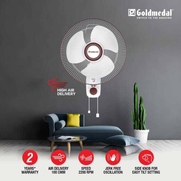 Goldmedal 300mm Wall Fan Nora